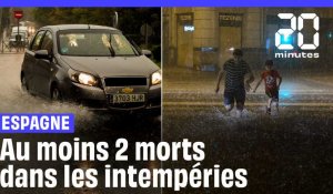 Espagne : Au moins deux morts et un disparu à la suite de pluies torrentielles