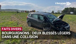 Bourguignons : collision entre deux véhicules sur la D671