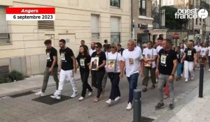 VIDÉO. Jeunes tués au sud d'Angers : avant l'ouverture du procès, 200 personnes à la marche blanche 