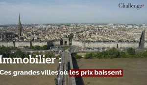 Immobilier: Ces grandes villes où les prix baissent en France