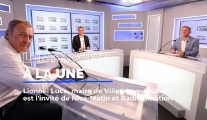 "Je suis désespéré de mon pays" : Lionnel Luca, maire de Villeneuve-Loubet, est l'invité de "L'Interview à la une"