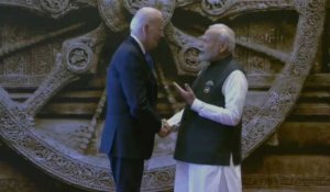 Le Premier ministre indien accueille Biden à son arrivée pour le sommet du G20