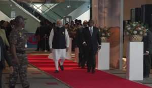 Les dirigeants arrivent à la session plénière ouverte des BRICS en Afrique du Sud