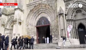 VIDÉO. Obsèques de Stéphane Vitel, principal retrouvé mort dans un collège à Lisieux : la cérémonie religieuse a débuté