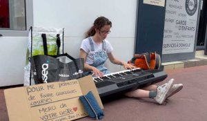 VIDÉO. Sur TikTok, Léa, jeune lorientaise à la rue, cartonne avec ses vidéos de piano