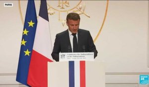 REPLAY - Discours d'Emmanuel Macron devant les ambassadeurs