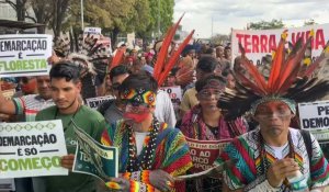 Brésil : Mobilisation lors de la reprise d'un procès crucial pour les autochtones