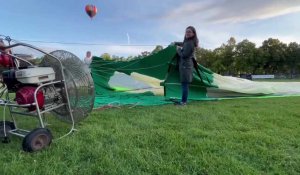 Amiens : les premiers décollages de montgolfières ont eu lieu samedi 26 août, aux aurores