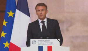 Emmanuel Macron préside l'hommage national au général Jean-Louis Georgelin