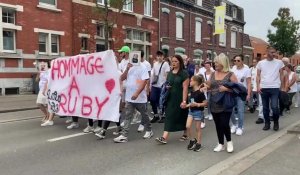 Seclin: près de 350 personnes à la marche blanche en souvenir de Ruby