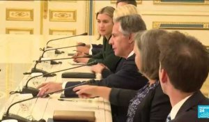 Ukraine  : échange entre Antony Blinken et Volodymyr Zelensky à Kiev