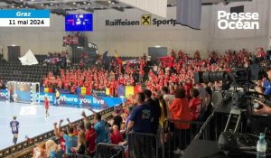 VIDEO. Final Four de handball : les supporters roumains mettent le feu à la Raiffeisen sport park