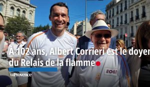 À 102 ans, Albert Corrieri est le doyen du Relais de la flamme