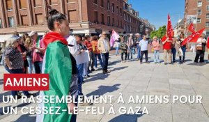 Un rassemblement à Amiens pour un cessez-le-feu à Gaza