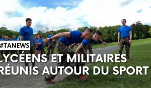 À Reims, lycéens et militaires se sont réunis autour d'un challenge sportif