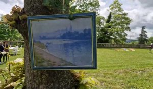 "Déjeuner sur l'herbe"  au château d'Hautot-sur-Seine pour les 150 ans de l'impressionnisme