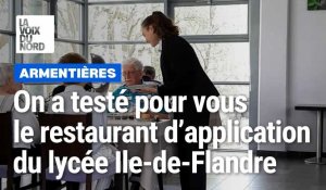 Bon plan: le restaurant d'application du lycée Ile-de-Flandre à Armentières