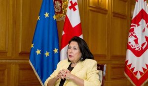 EXCLUSIF - Salomé Zourabichvili : la "loi russe" est "un sabotage de notre voie européenne"