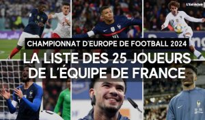 Les 25 joueurs de l'Équipe de France appelés pour l'Euro 2024