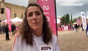 JO de Paris 2024 : à Perpignan, la médaillée olympique Fanny Horta a allumé le chaudron