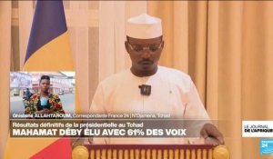 Tchad : Mahamat Idriss Déby Itno officiellement élu président avec 61 % des voix