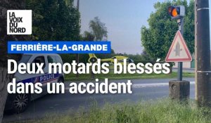 Deux motards blessés dans un accident à Ferrière-la-Grande 