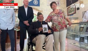 VIDÉO. 80 ans du Débarquement. Un vétéran de 101 ans rend hommage à ses camarades de la 35e division