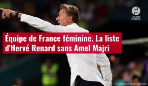 VIDÉO. Équipe de France féminine. La liste d'Hervé Renard sans Amel Majri