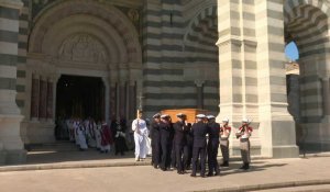 Marseille: fin des funérailles de Jean-Claude Gaudin