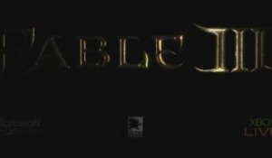 Fable 3 Teaser Annonce Gamescom 09