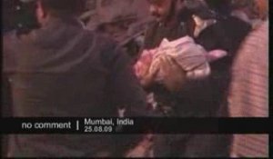 Inde, sauvetage d'un bébé âgé d'un mois