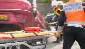 Pompiers de Bapaume : opération secours routier