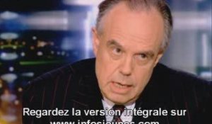 Affaire Frédéric Mitterrand, sa réponse en vidéo dans le JT
