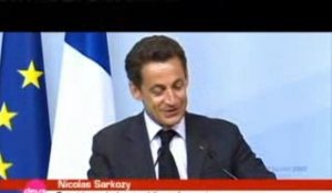 Nicolas Sarkozy au G8