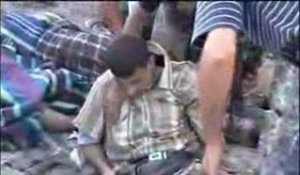 Video palestinienne 2005: explosion accidentelle d'un cami
