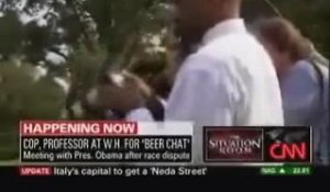 Obama offre une tournée de bière