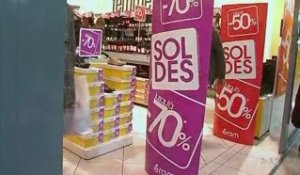 Ambiance des soldes à Nantes