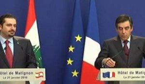 Saad Hariri et François Fillon