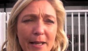 Maubeuge / Marine Le Pen en campagne