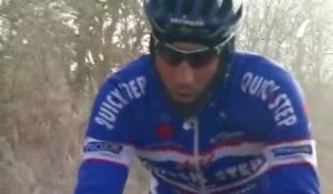 Jérôme Pineau à l'entraînement (Cyclisme)