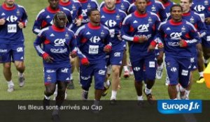 Les Bleus sont arrivés au Cap