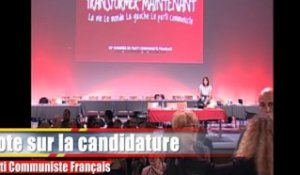 35ème Congrès - Vote "Candidature"