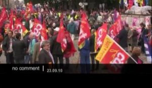 Manifestations en France contre la réformes des retraites