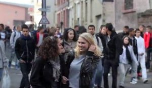 Maubeuge : Manifestation des lycéens
