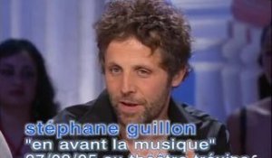 Stéphane Guillon à propos de son spectacle "En avant la musique"