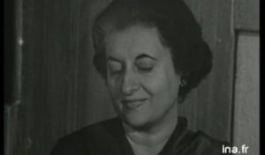Rencontre avec Indira Gandhi