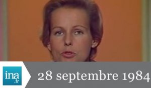 20h Antenne 2 du 28 septembre 1984 - rencontre USA/URSS - Archive INA