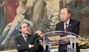 Discours de Ban Ki-moon, secrétaire général de l'ONU à Strasbourg - 19 octobre 2010