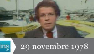 20h Antenne 2 du 29 novembre 1978 - Alain Colas est introuvable - Archive INA
