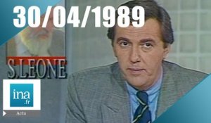 20h Antenne 2 du 30 avril 1989 - Mort de Sergio Leone - Archive INA